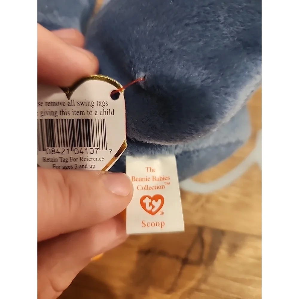 RARE Scoop the Pelican Beanie Baby‎ Retired TY 1996